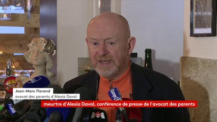 "Le coup a été très dur à encaisser" pour les parents d'Alexia "car ils avaient une confiance absolue en Jonathann", a réagi Me Jean-Marc Florand, l'avocat des parents d'Alexia Daval