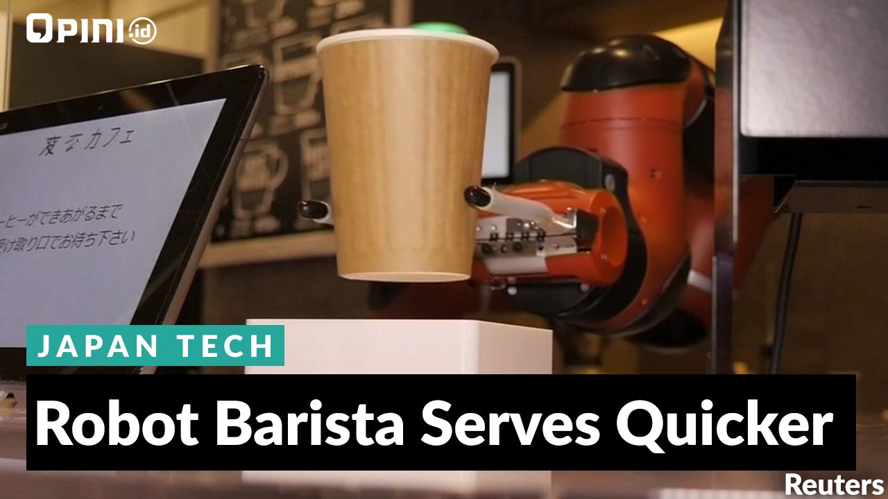 #1MINUTE | Robot Barista Serves Quicker