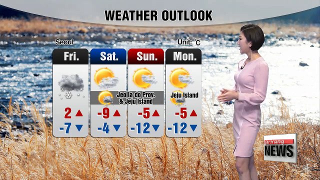 Cold weather expected to return at start of the weekend _ 013118