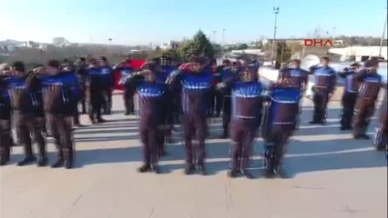 İbb Zabıtası'ndan Zeytin Dalı Harekatı'na Koreografili Destek