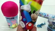 Play Doh Cups Surprise Eggs Disney Frozen Thomas & Friends Hello Kitty Kinder Surprise Finding Dory