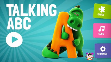 Talking ABC - Learn About Name Animals - Video for kids