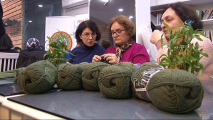 Mehmetçik için ilmek ilmek ördüler