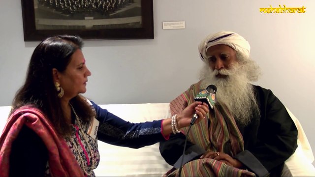 Vandana Jhingan with Sadhguru Jaggi Vasudev | Exclusive Interview in Chicago symphony centerUSA