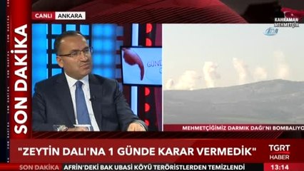 Başbakan Yardımcısı Bozdağ: "Şuana Kadar Yapılan Harekat Çerçevesinde Yapılanlar Sonucunda 712...