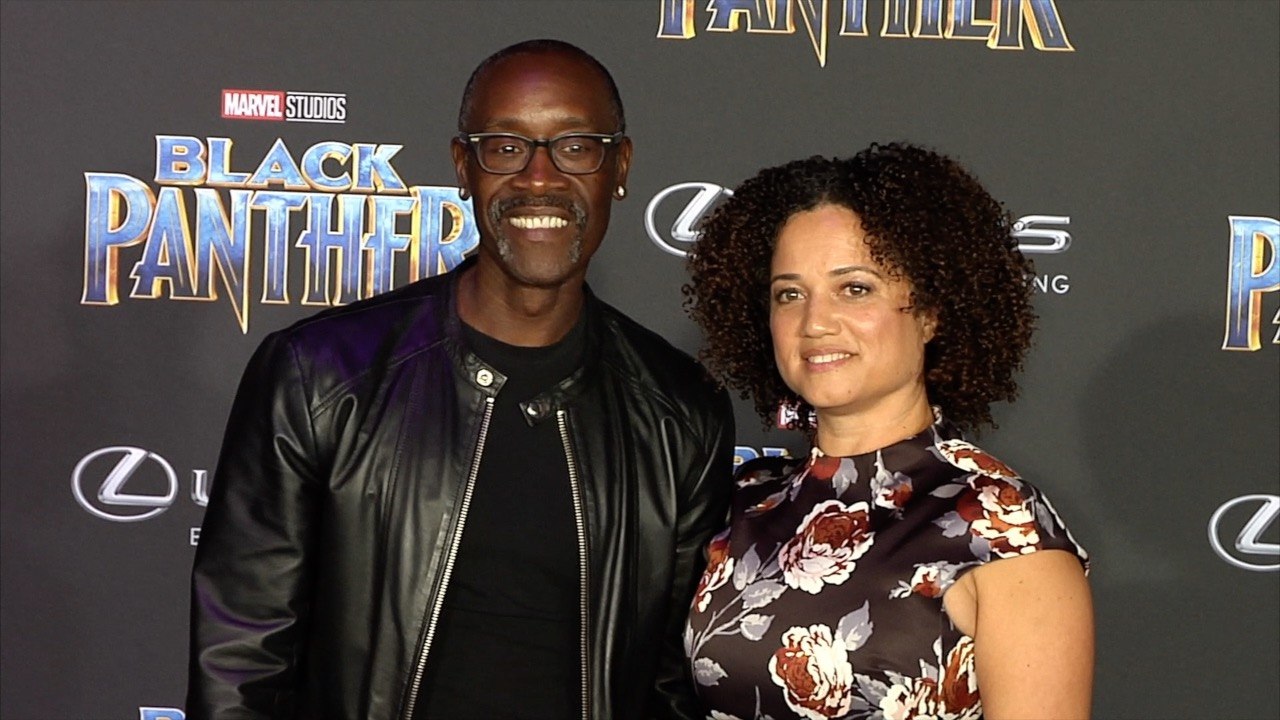 Don Cheadle "Black Panther" World Premiere Purple Carpet