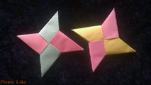 How To Make a Paper Ninja Star(Shuriken)-Origami Ninja Star Tutorial