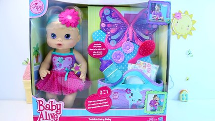 Baby Alive LUCECITA bebe hada toma biberón y moja pañal✨