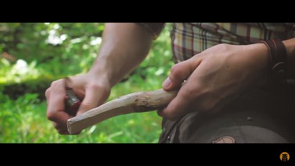 Carving a Button with a Swiss Army Knife • Bushcraft Skills