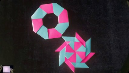 How To Make a Paper Transforming Ninja Star - Origami Ninja Star  | Paper Craft Ideas