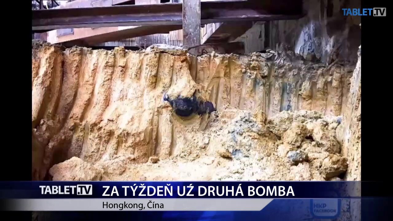 V Hongkongu našli ďalšiu nevybuchnutú bombu, zasahovala polícia