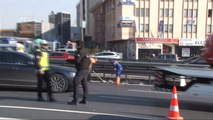 E-5’te trafiği kilitleyen kaza:1 yaralı