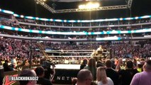 Roman Reigns Spears Braun Strowman Through A Table At WWE Raw Live Event Feb. 2017