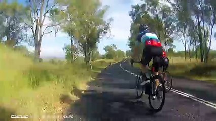 Une cycliste se fait heurter de plein fouet par un kangourou