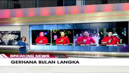 Pantauan Kamera tvOne Gerhana Bulan Langka dari Jakarta dan Makassar
