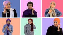 ٩ لفات للحجاب جديدة وعصرية | 9 Modern & Beautiful Veil Styles