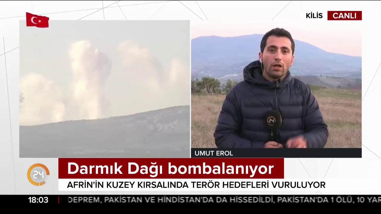Darmık Dağı bombalanıyor
