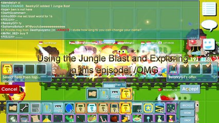 Jungle Blast Exploration + New Items! | Growtopia [Adventure Update]