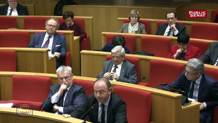 Le sénateur, Laurent Duplomb interroge un dirigeant de Carrefour