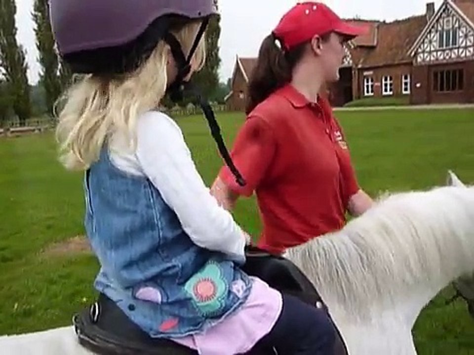 Pony ride at Easton Farm Park