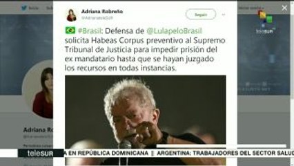Defensa de Lula presenta medida para evitar su prisión