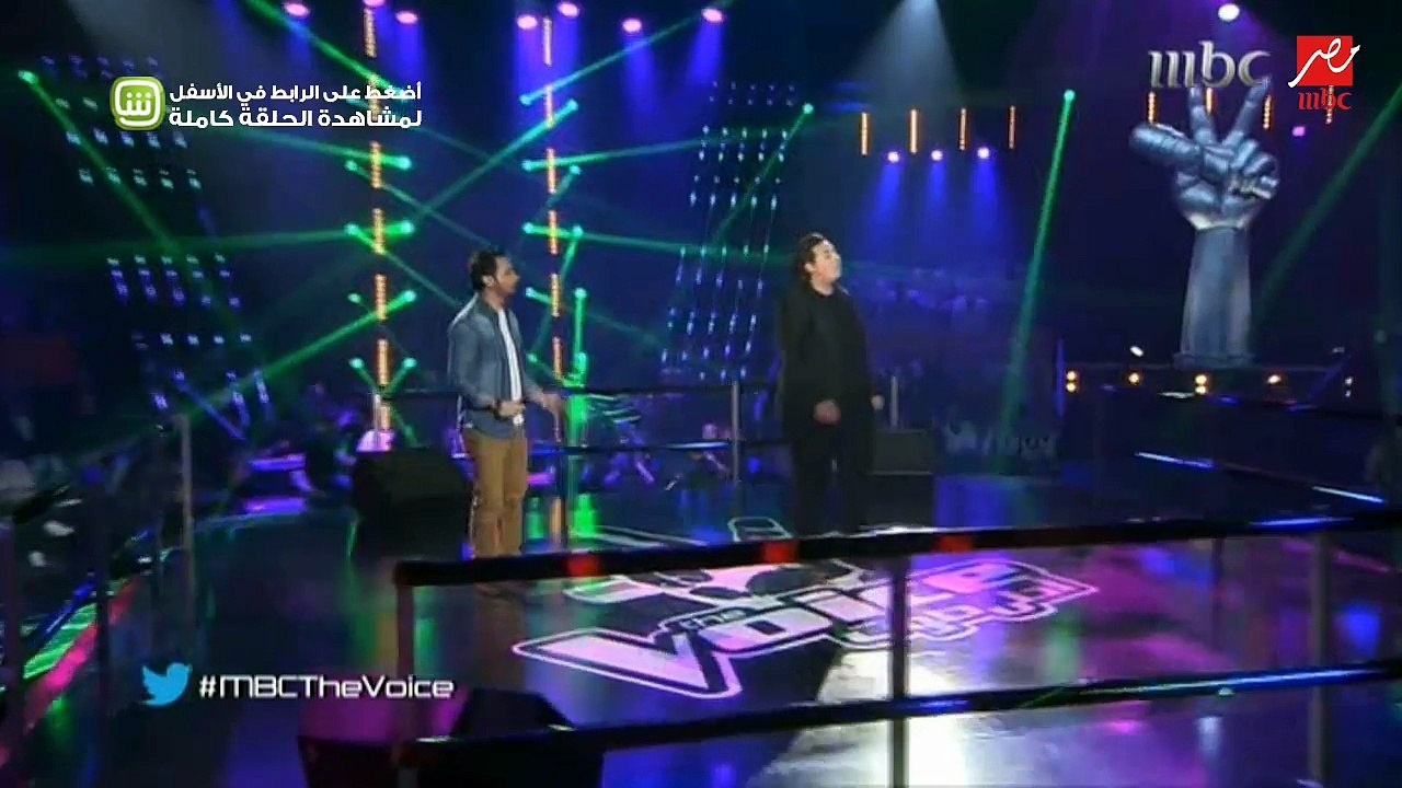 #MBCTheVoice - الموسم الثاني - إياد القاسم ومحمود ترابي لاقيتك والدني ليل