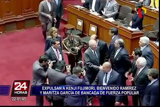 FP: Comité Disciplinario decidió expulsar a Kenji Fujimori, Bienvenido Ramírez y Maritza García