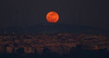 Süper Mavi Kanlı Ay, İstanbul Semalarında Drone'lar Tarafından Görüntülendi