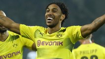 How does Aubameyang compare with the Premier League's sharpest shooters?