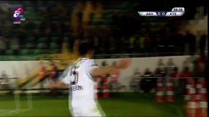 Eray Ataseven Goal - Akhisar Belediyespor vs  Kayserispor 1-0  31.01.2018 (HD)