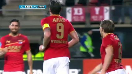 Wout Weghorst Goal HD - AZ Alkmaar	1-0	Zwolle 31.01.2018