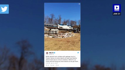 Amtrak Train Carrying GOP Lawmakers Crashes Into Truck