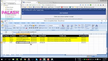 Facebook Automatic Account Creation