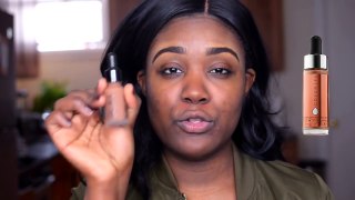 NEW NYX Total Control Drop Foundation REVIEW + DEMO I Acne Scars/Dark Skin 2018 - Rose Kimberly