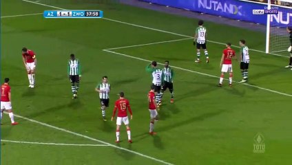 Guus Til Goal HD - AZ Alkmaar 2-1 Zwolle 31.01.2018
