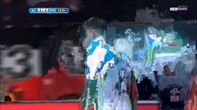 1-1 Wouter Marinus Goal Holland KNVB Beker Quarterfinal - 31.01.2018 AZ Alkmaar 1-1 PEC Zwolle