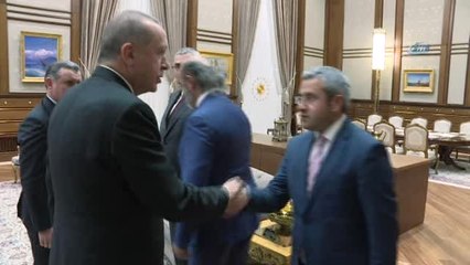 Cumhurbaşkanı Erdoğan Kış Olimpiyatlarına Katılacak Sporcuları Kabul Etti