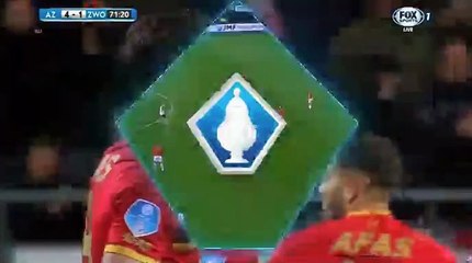 Wout Weghorst Goal HD - AZ Alkmaar 4-1 Zwolle 31.01.2018