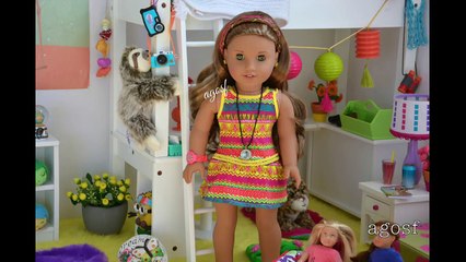 American Girl Doll Lea Clark's Bedroom ~ HD!
