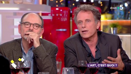 Parler d'Art avec Jean-Pierre Darroussin et Charles Berling - C à Vous - 31/01/2018