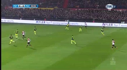 Sam Larsson  Goal HD - Feyenoord	1-0	PSV 31.01.2018