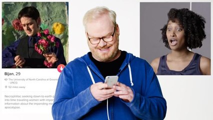 Jim Gaffigan Hijacks a Stranger's Tinder