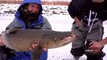 Ice Fishing for Giant Brown Trout - ft. Eric Haataja - 4K