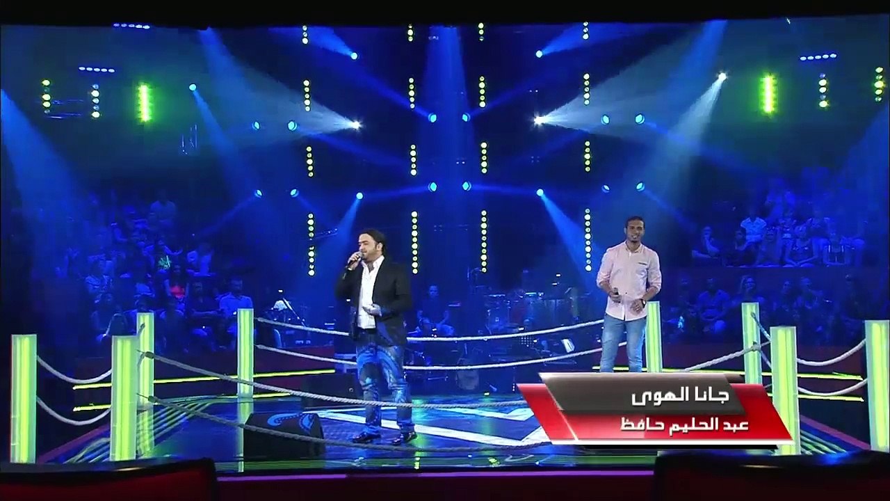 #MBCTheVoice - أحمد ناصر، و رضوان صادق - جانا الهوى- مرحلة المواجهة