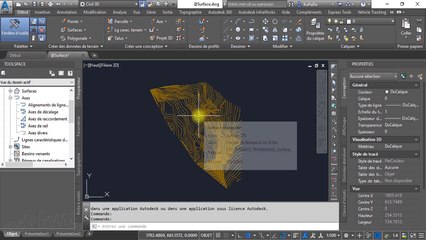 8 - Les bases de AutoCad Civil 3D 2018 - Raccourcis aux Données Partie 1