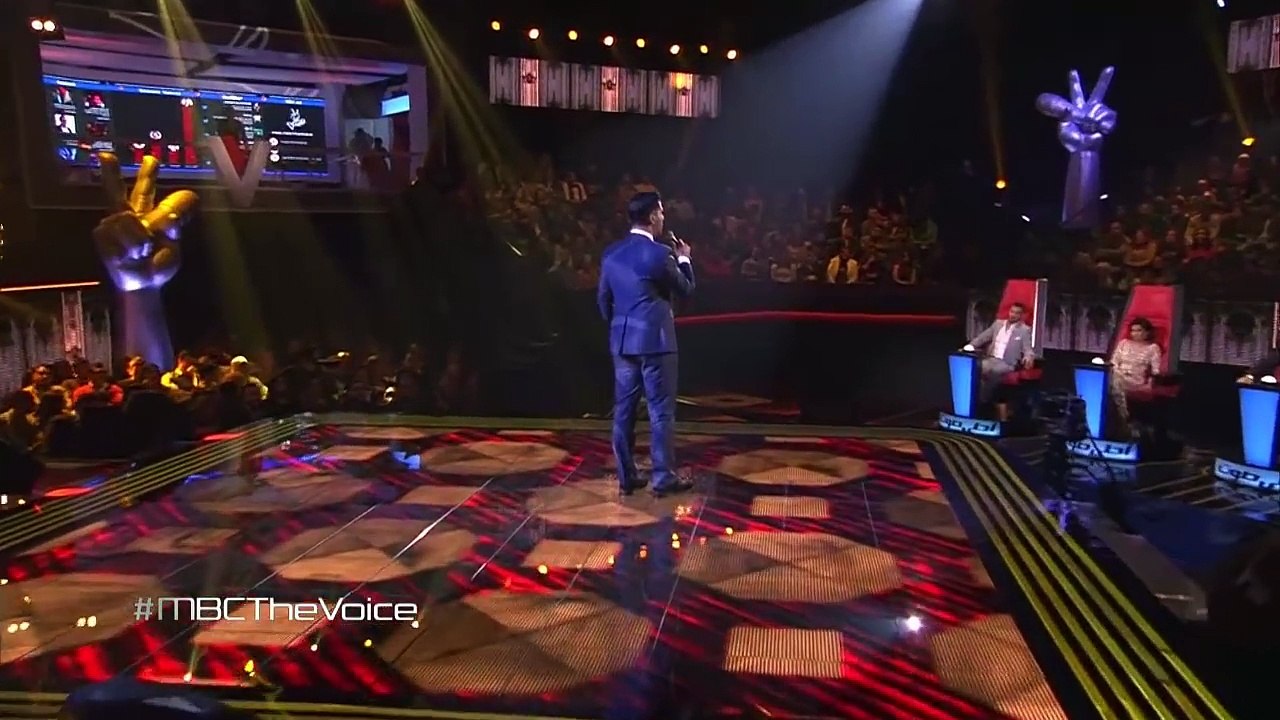#MBCTheVoice - حمزة الفضلاوي - موال   قولي عملك...