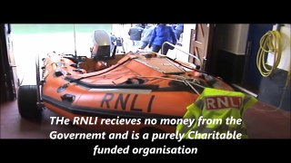 Royal National Lifeboat institution  rescue demonstrations in Looe