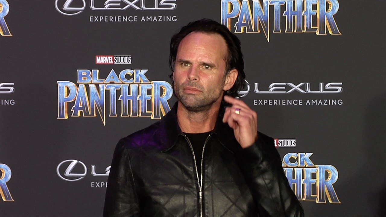 Walton Goggins "Black Panther" World Premiere Purple Carpet