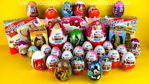 35 Surprise Eggs, Kinder Surprise Mickey Mouse, Cars 2 Маша и Медведь Киндер Сю