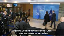 Angelina Jolie avec l'Otan contre les violences sexuelles